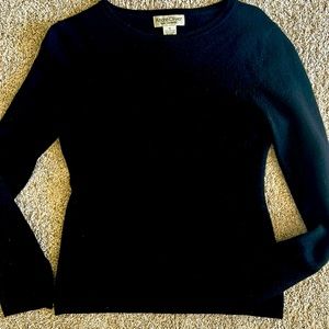 Andre’ Oliver women’s size medium black 100% cashmere sweater
